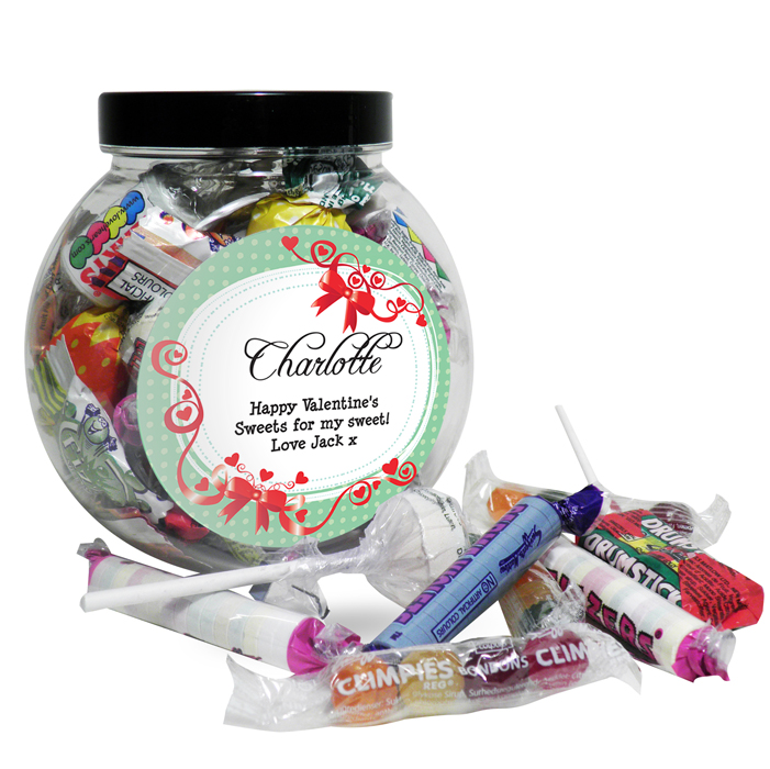 Red Ribbon Sweet Jar